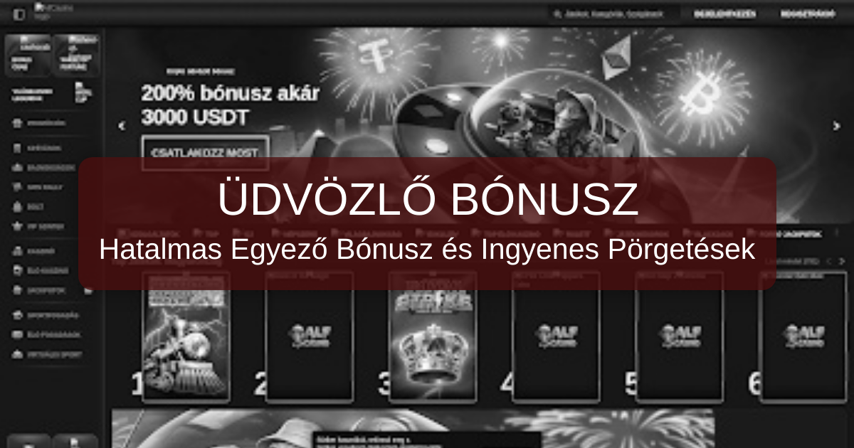 ALF Casino: Széles játékkínálat és gyors kifizetések